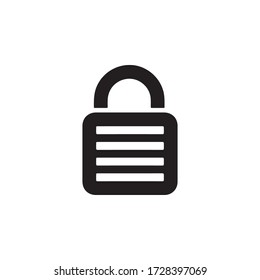 Icono De Padlock En El Vector De Diseño De Moda Eps 10