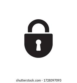 Padlock Icon In Trendy  Design Vector Eps 10