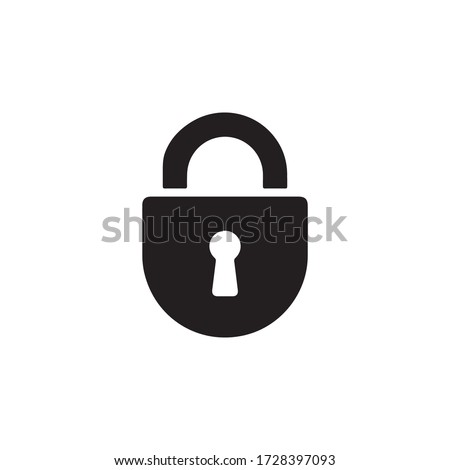 Padlock Icon In Trendy  Design Vector Eps 10