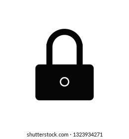 padlock icon vector