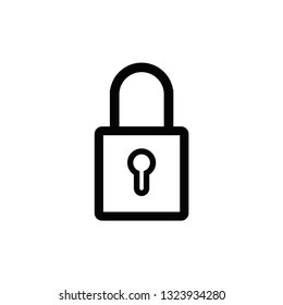 padlock icon vector