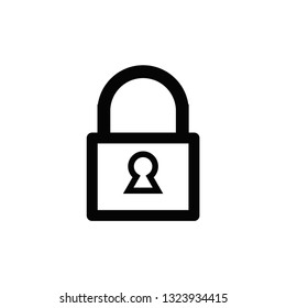 padlock icon vector