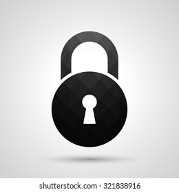 Padlock icon - Vector