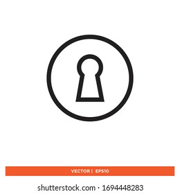 padlock icon vector design sign illsutration