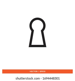 padlock icon vector design sign illsutration