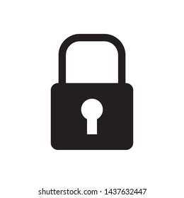 padlock icon vector design template