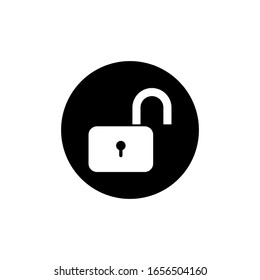 Padlock icon vector eps 10