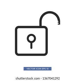 padlock icon vector illustration