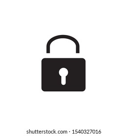 Padlock Icon Vector Illustration - Vector