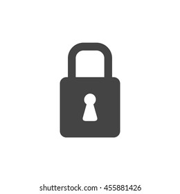 Padlock icon , vector illustration