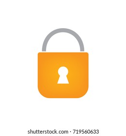 padlock icon- vector illustration