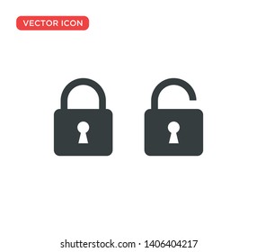 Padlock Icon Vector Illustration Design