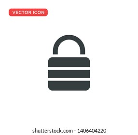 Padlock Icon Vector Illustration Design
