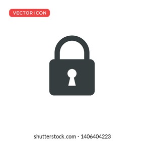 Padlock Icon Vector Illustration Design