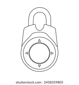 Padlock icon vector illustration design