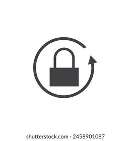Padlock icon vector illustration design