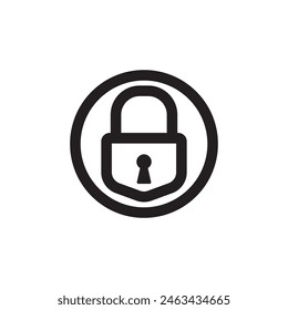 Padlock icon vector illustration design
