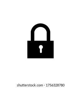 Vorhängeschloss-Symbol-Vektorgrafik-Logo-Vorlage
