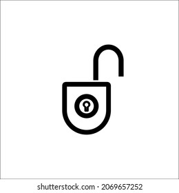 icono de candado icono de ilustración de vector plantilla para muchos fines. Aislado sobre fondo blanco.