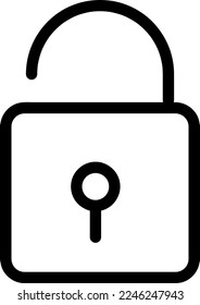 Padlock icon vector illustration logo template Isolated on white background..eps