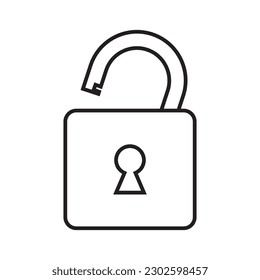 Padlock-Symbol, Vektorgrafik-Logo-Design