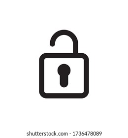 Estilo de iluminación de vectores de iconos de bloqueo