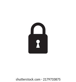 padlock icon vector illustration symbol design
