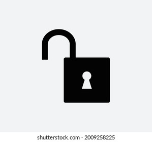 Padlock icon vector logo design template
