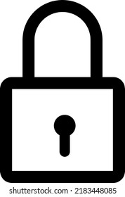 padlock icon vector logo template, lock icon on white background..eps
