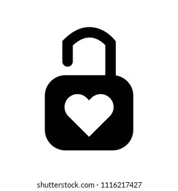 Padlock icon vector icon. Simple element illustration. Padlock symbol design. Can be used for web and mobile.