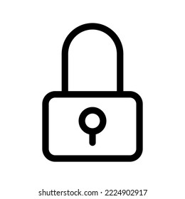 Padlock Icon Vector Symbol Design Illustration