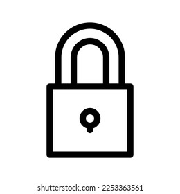 Padlock Icon Vector Symbol Design Illustration