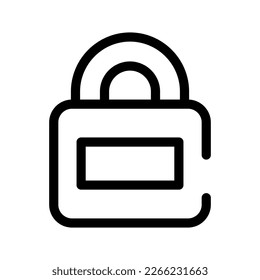 Padlock Icon Vector Symbol Design Illustration