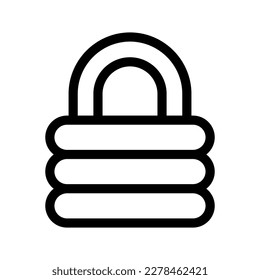Padlock Icon Vector Symbol Design Illustration