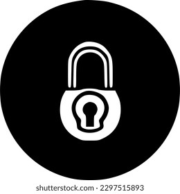 padlock icon vector symbol design illustration
