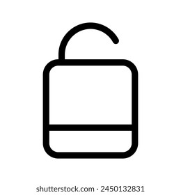 Vorhängeschloss Symbol Vektorgrafik Symbol Design Illustration