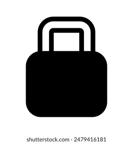 Padlock Icon Vector Symbol Design Illustration
