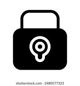 Padlock Icon Vector Symbol Design Illustration