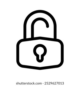 Padlock Icon Vector Symbol Design Illustration