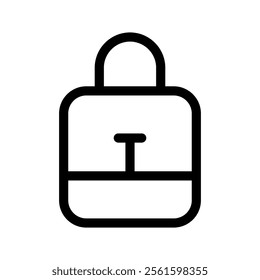 Padlock Icon Vector Symbol Design Illustration