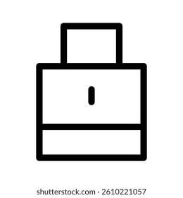 Padlock Icon Vector Symbol Design Illustration