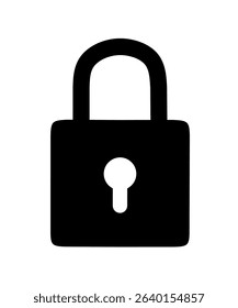 padlock icon vector with trendy design
