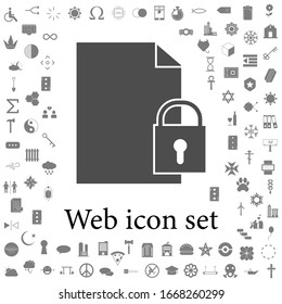 padlock icon. web icons universal set for web and mobile