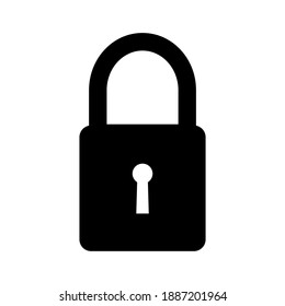 Padlock icon for website. Perfect use for web, pattern, design, icon, ui, ux, etc.