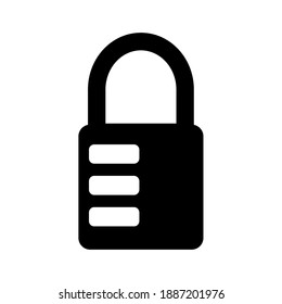 Padlock icon for website. Perfect use for web, pattern, design, icon, ui, ux, etc.