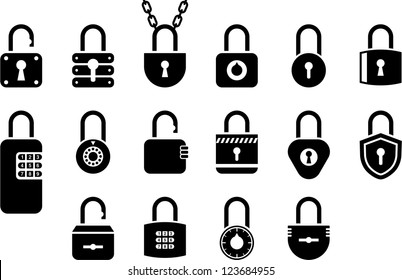 Padlock icons