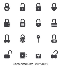 Padlock icons