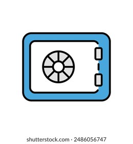 Padlock icons set vector stock illustration