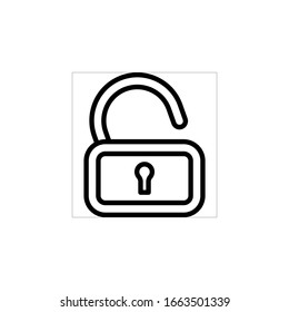 padlock icons are used for icons on smartphones, computer applications, websites and other applications - high quality