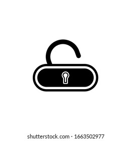 padlock icons are used for icons on smartphones, computer applications, websites and other applications - high quality
